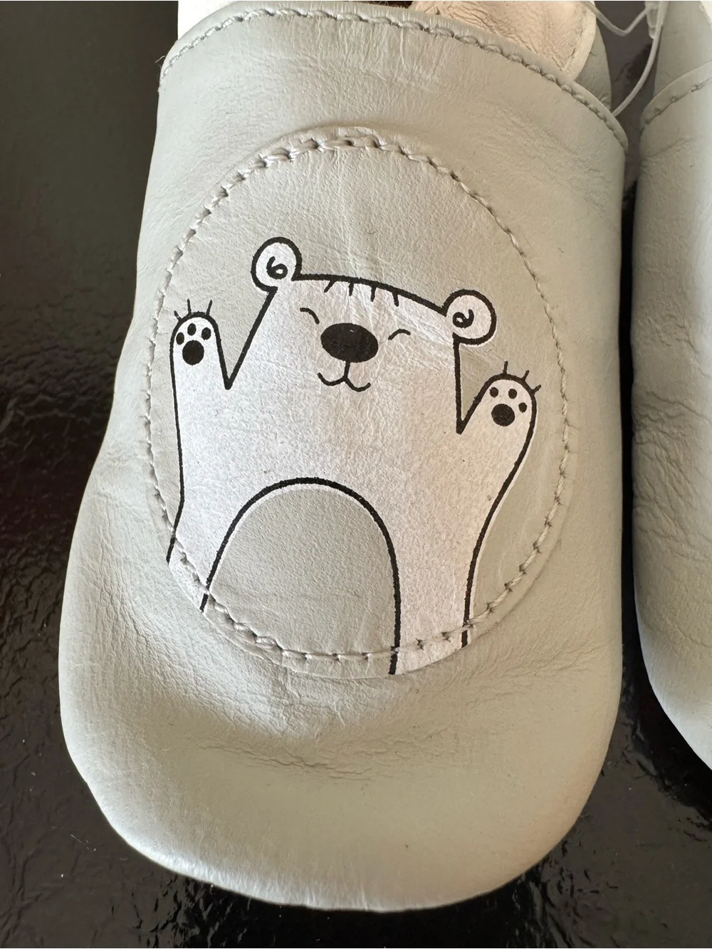 Lupilu Pure Collection Baby LEATHER CRIB SHOES NWT US sz 5/5.5, EUR sz 20/21